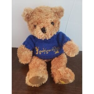 KOO KOO BEARS KIDS BLUE EMBROIDERED SWEATER PLUSH KOOKOO STUFFED ANIMAL